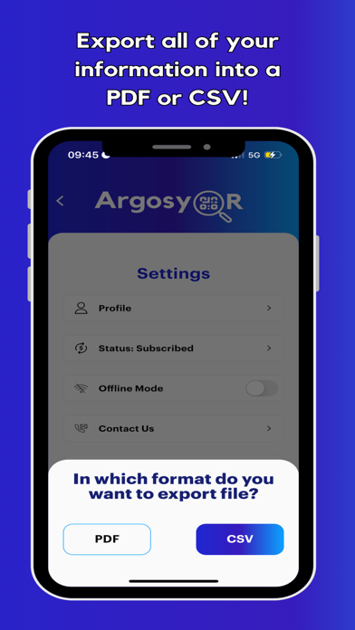 Argosy QR Screenshot