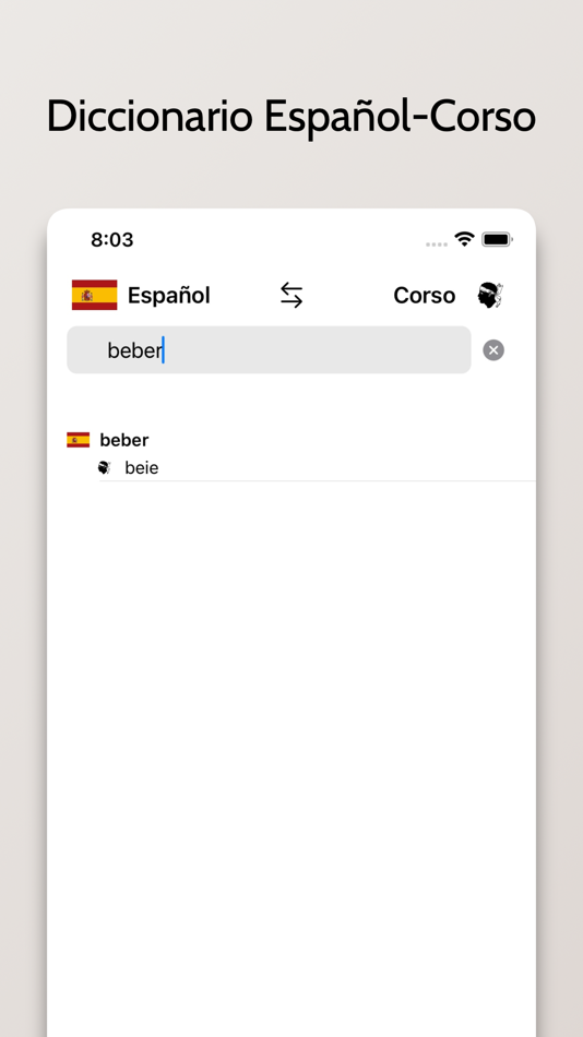 #2. Diccionario Corso-Español (iOS) By: FB PUBLISHING LLC