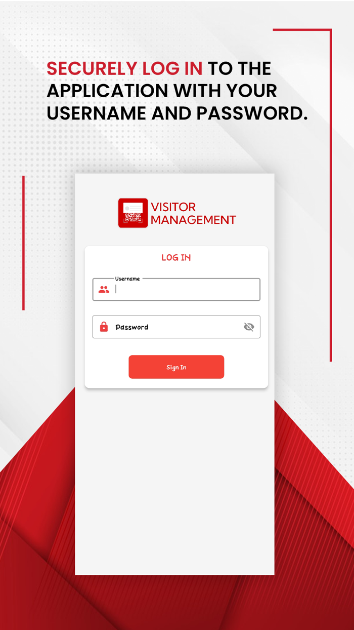 Visitor Management Scan