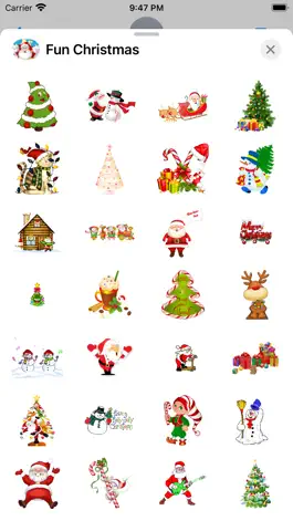 Game screenshot Funny Christmas for iMessage hack