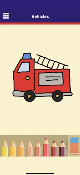 Game screenshot Vehicle Coloring Book apk