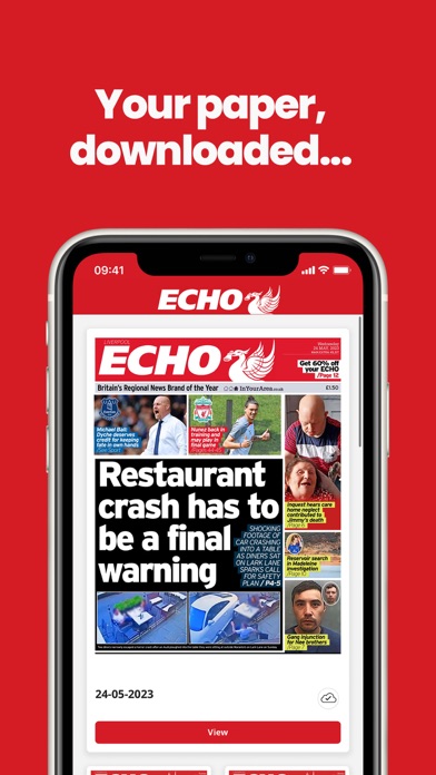 Liverpool Echo Newspaper Screenshot