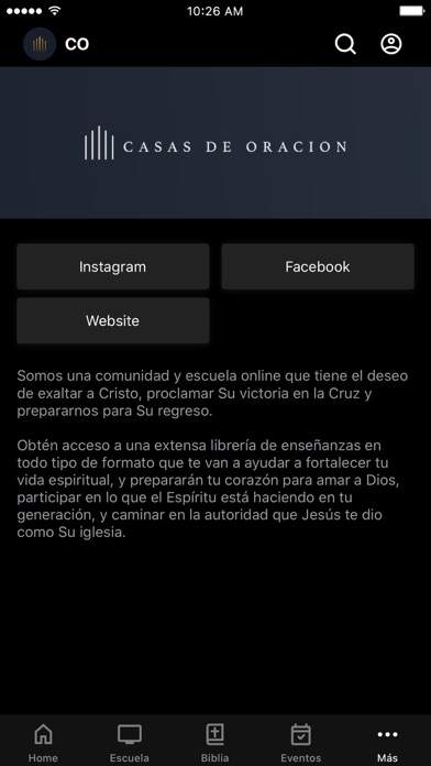 Casas de Oracion Screenshot
