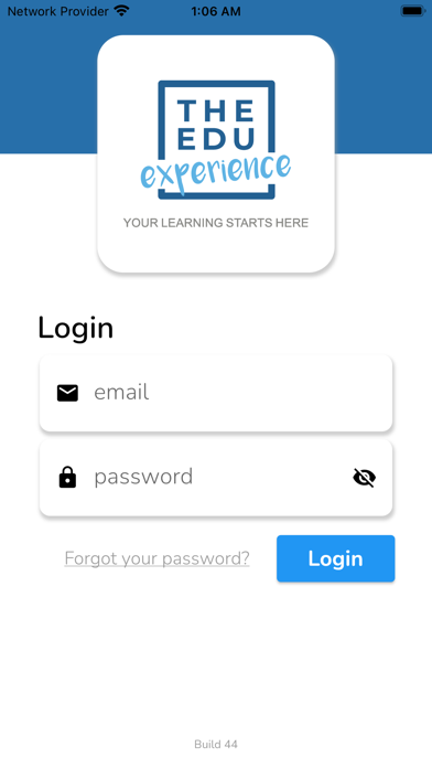 The Edu Experience Mobile App Screenshot