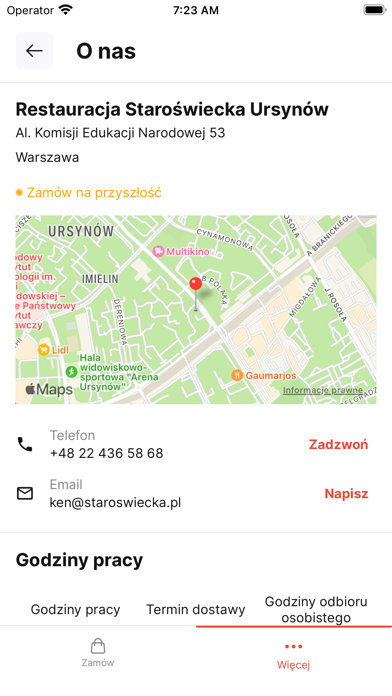 Restauracja Staroświecka Screenshot