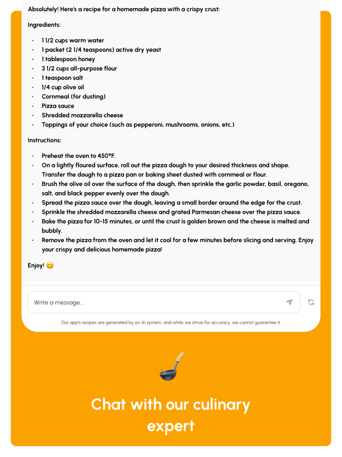 EatAI Recipe Suggestion