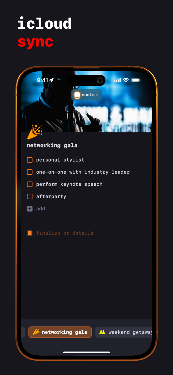 Nuclear - To Do List  Tasks