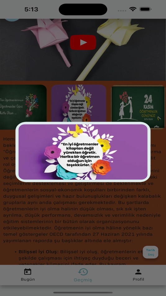 #6. Qr Takvim (iOS) By: Nuray Gunes
