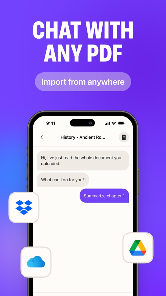 #1. ChatPDF AI - Chat with any Doc (iOS) 게시자: Adish Padhani