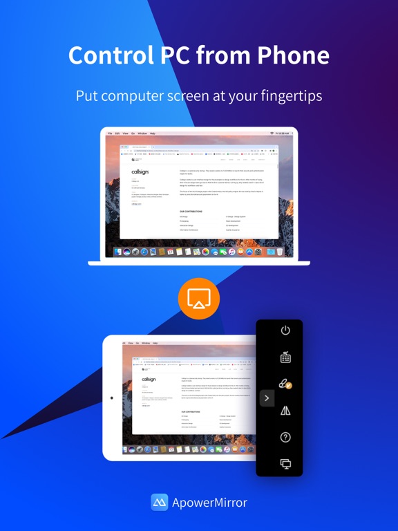ApowerMirror- Screen Mirroring iPad app afbeelding 3