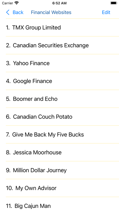 Stocks - Canada Stock Quotes Screenshot