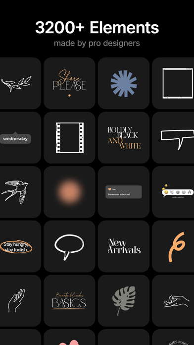 Infi: 3500+ Elements&Stickers Screenshot