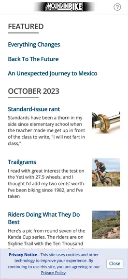 Game screenshot Mountain Bike Action Magazine mod apk