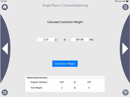 Screenshot #5 pour VibeSense Rotor Balance