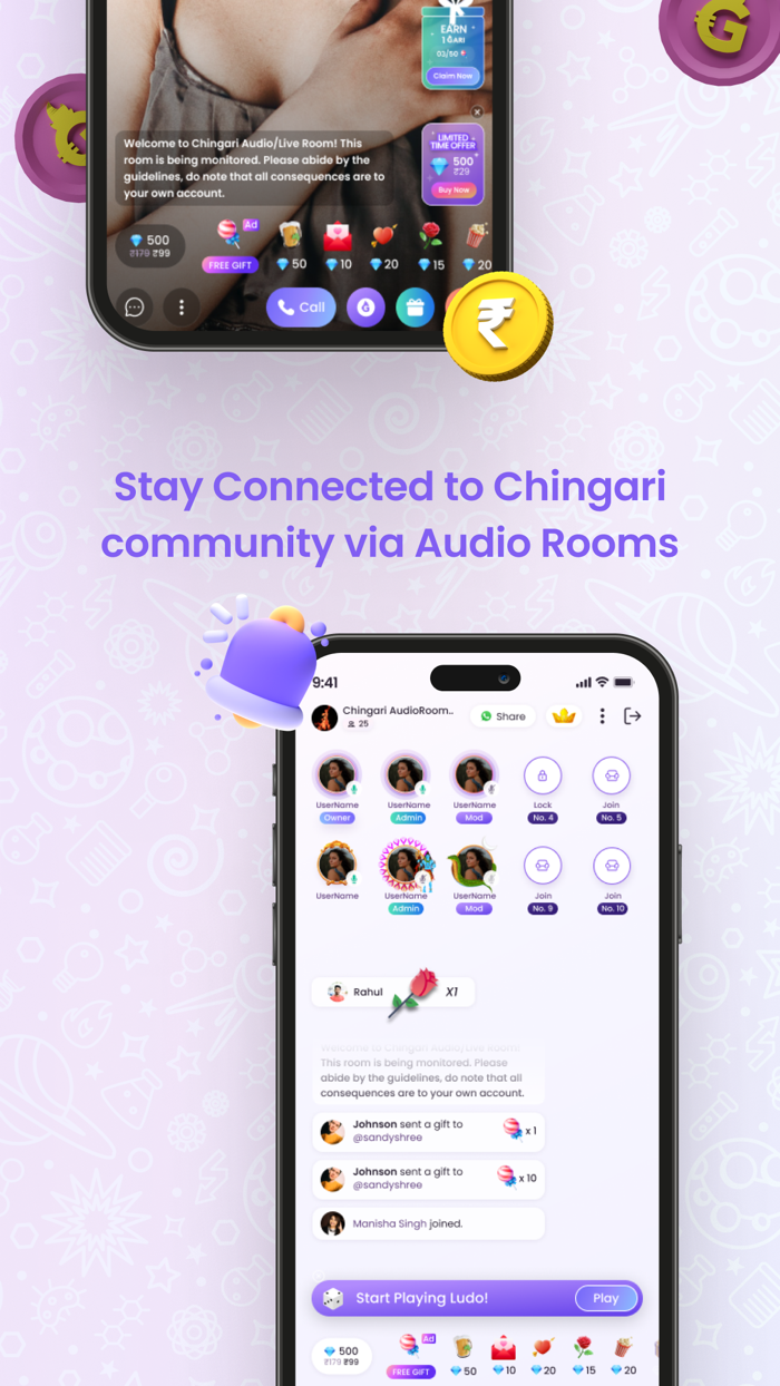 Chingari  Live conversations