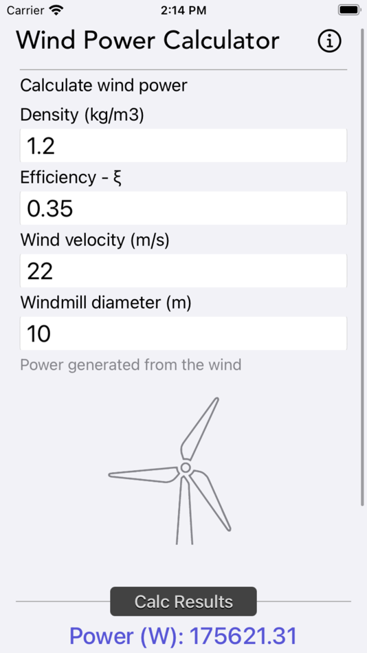#6. Wind Power Calculator (iOS) 由: Nitrio