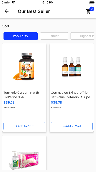 Shop and Care Screenshot