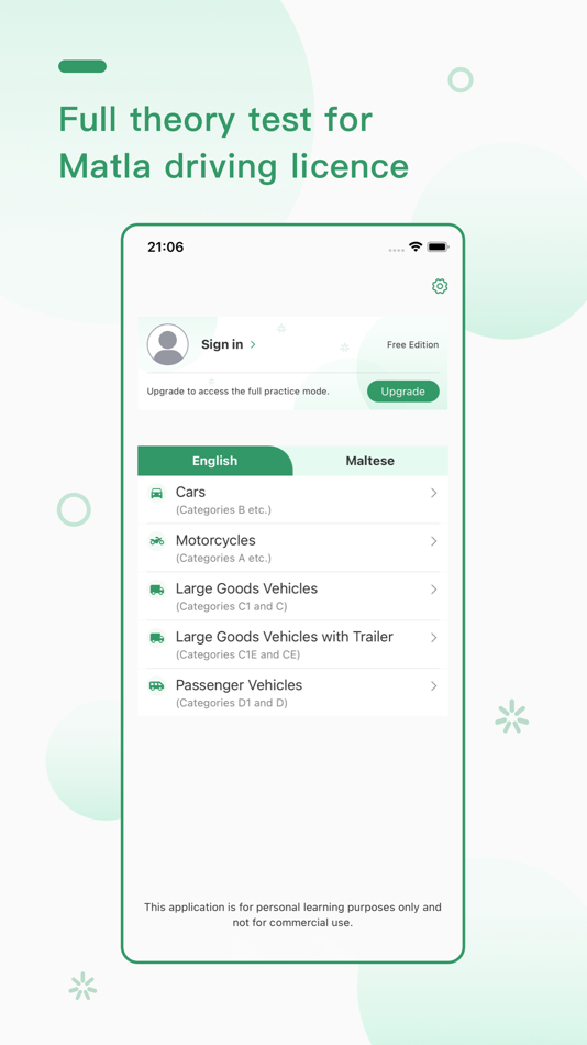 #1. Malta Driving Theory Test (iOS) De: 趣 谈