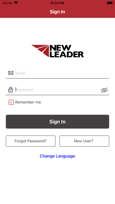 New Leader Mobile Screenshot