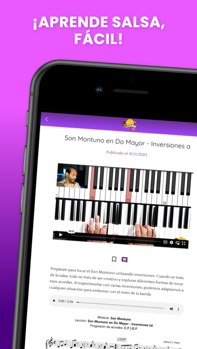 Piano Latino Screenshot