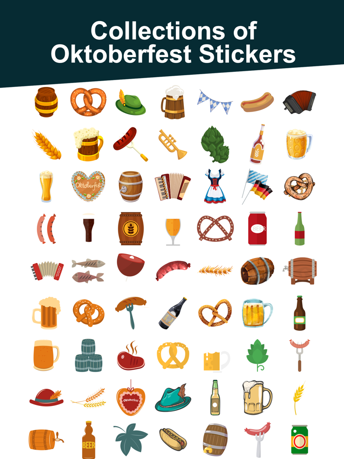 Oktoberfest Festival Stickers
