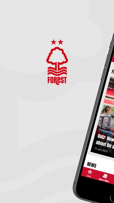 Nottingham Forest App Screenshot