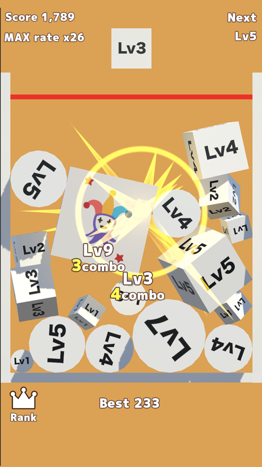 #3. LevelMergePuzzle (iOS) 由: YOUTA HISAMICHI