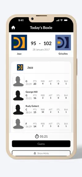 Game screenshot Boxle - Bball boxscore game apk