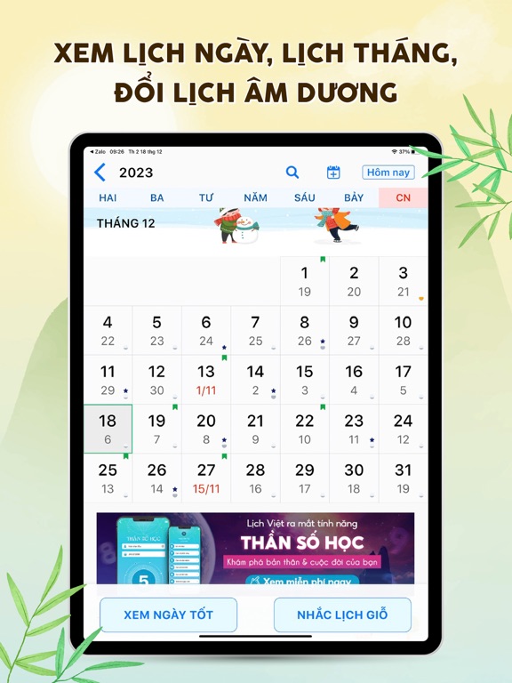 Screenshot #6 pour Lịch Vạn Niên 2024 - Lich Viet