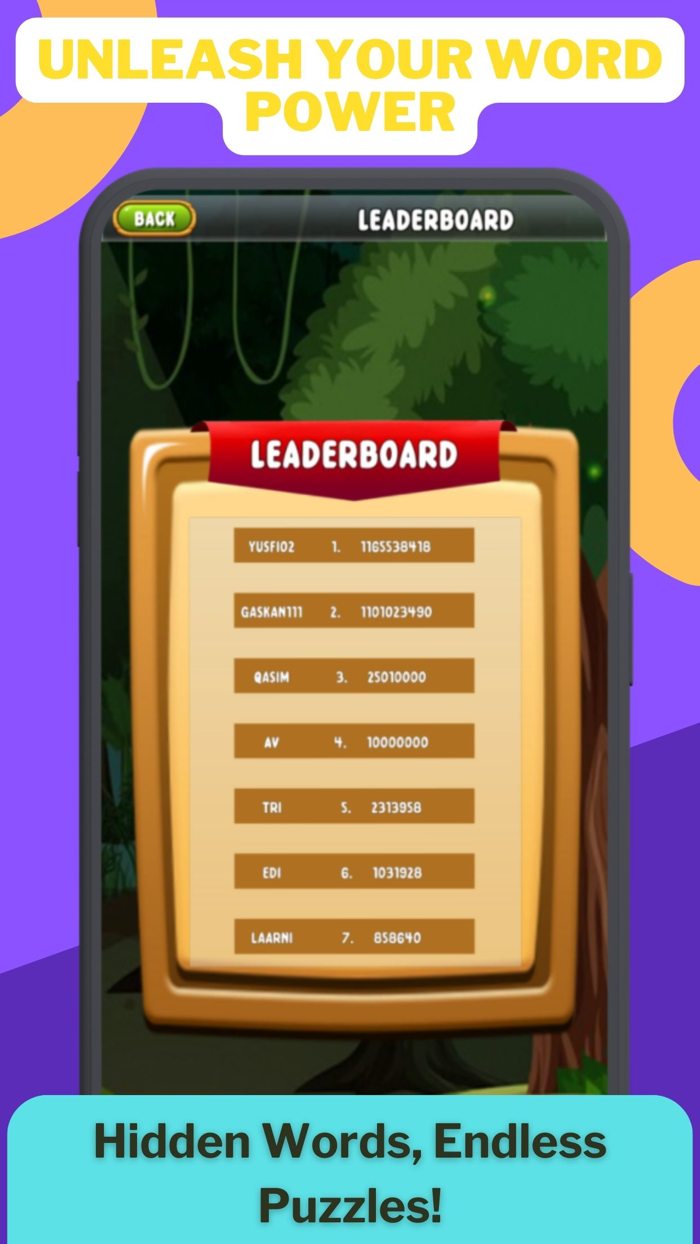 Hidden Words Search Puzzles