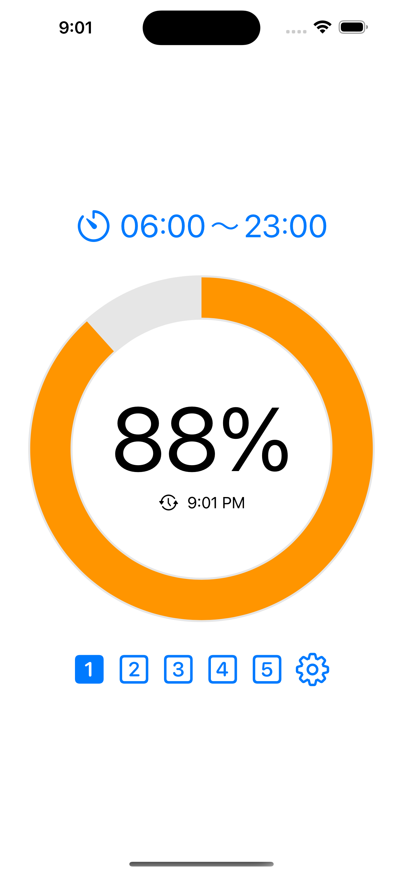 Percent Clock 2