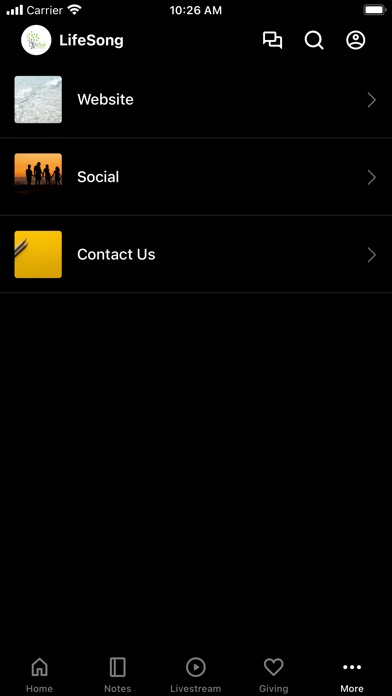LifeSong Church Monticello Screenshot