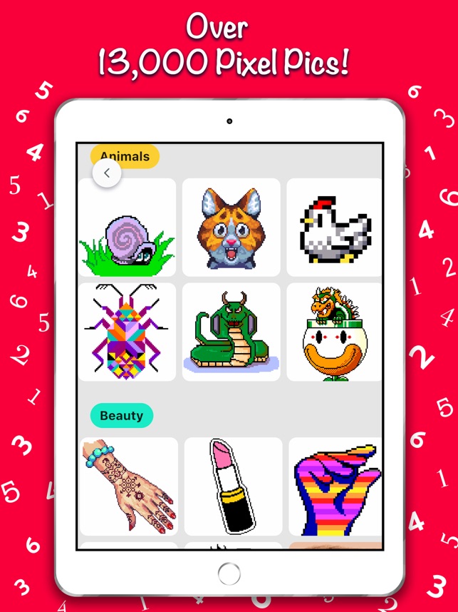 Pixel Art Pintar por Números versão móvel andróide iOS apk baixar