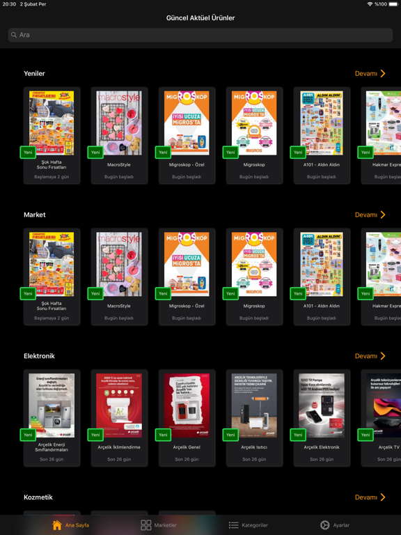 Güncel Aktüel Ürünler iPad screenshot 6 - Shopping app