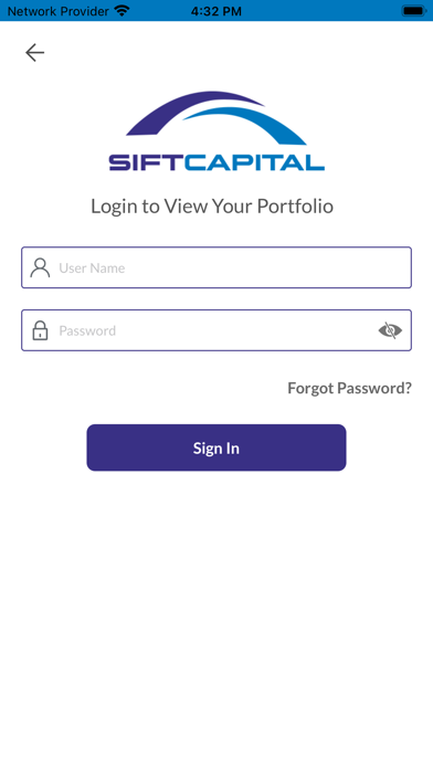 SIFT CAPITAL Screenshot