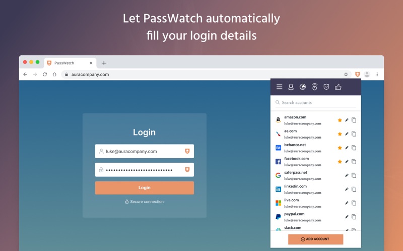 passwatch - password manager iphone screenshot 2