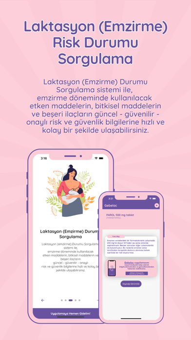 Gebelac: Güvenli Anne & Bebek Screenshot