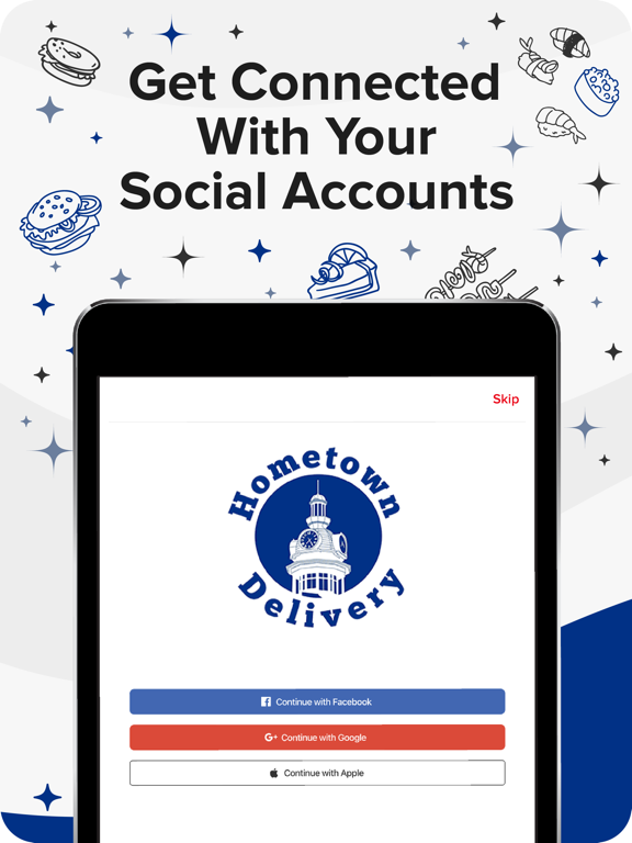 Hometown Delivery. iPad screenshot 2 - Food & Drink app