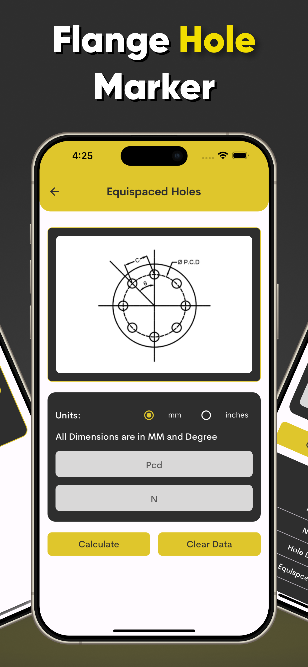 Flange Hole Marker Calculator