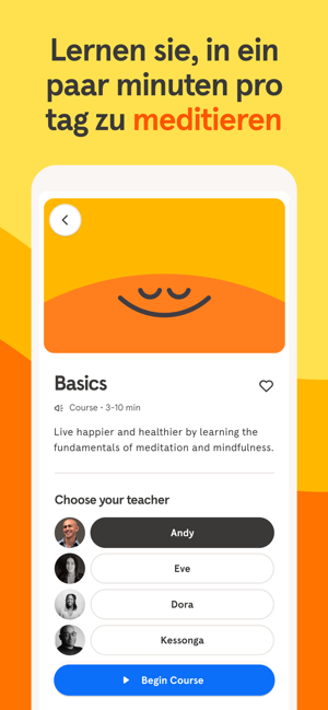 ‎Headspace: Meditation & Schlaf Screenshot