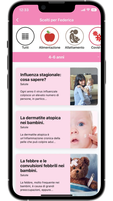 Pediatotem Paziente Screenshot