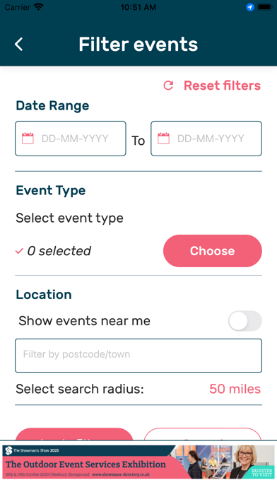 Showman's Directory Screenshot