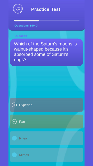 Space Quiz Trivia Screenshot