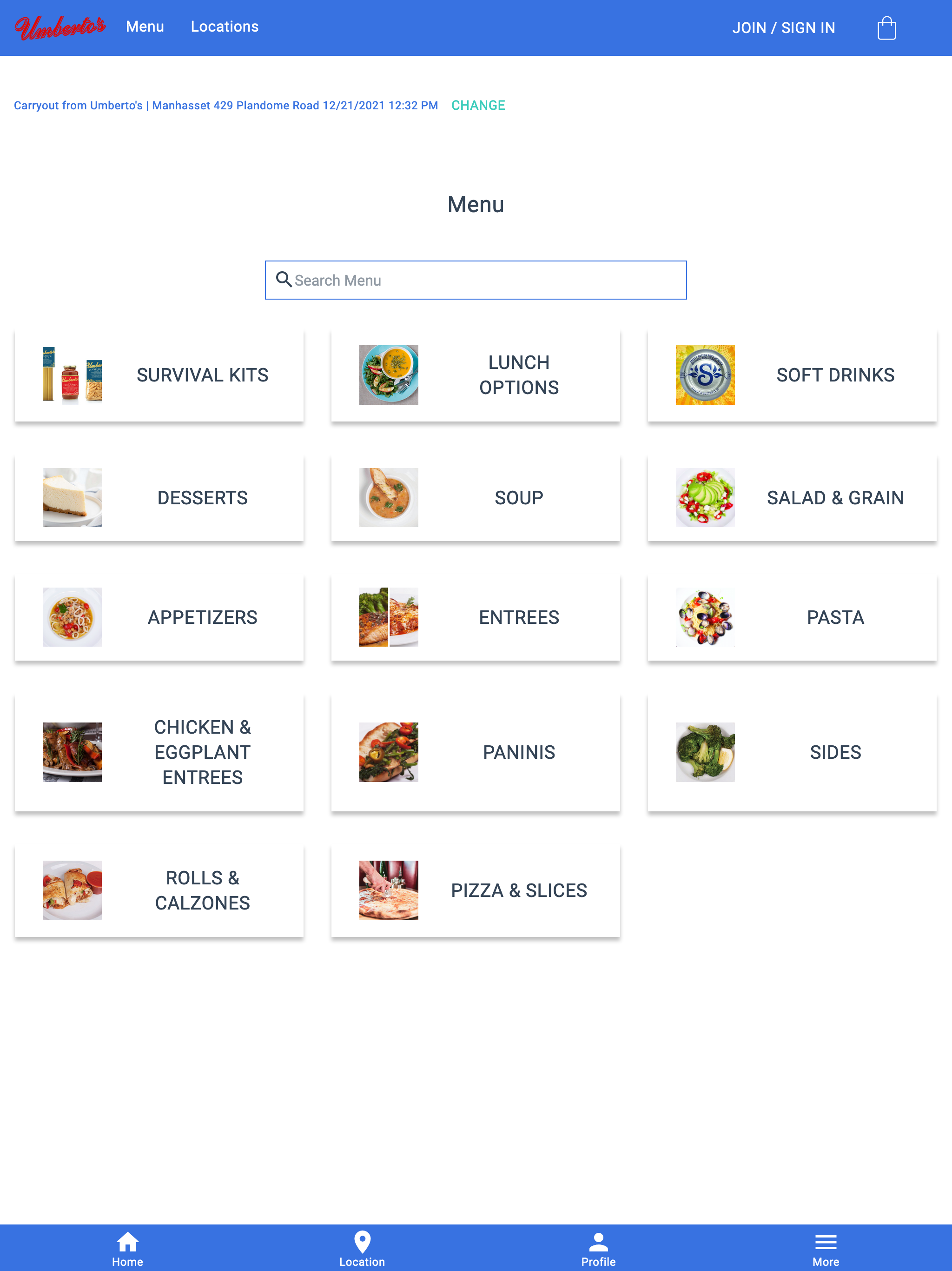 Umberto's Family Rewards screenshot 6