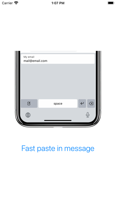 CPKeyboard - Fast Paste Tool Screenshot