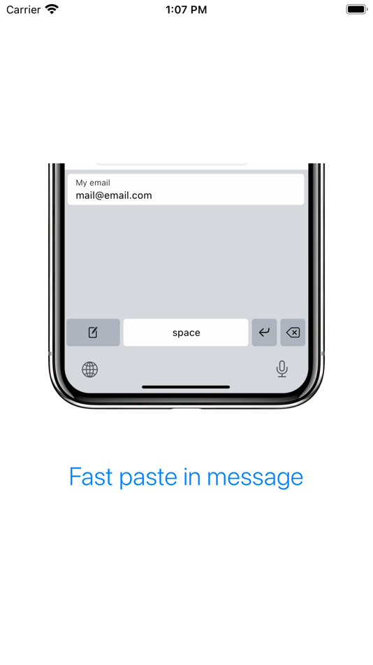 #2. CPKeyboard - Fast Paste Tool (iOS) Podle: Konstantin Karasevich