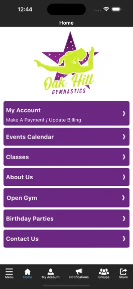 Game screenshot Oak Hill Gymnastics apk