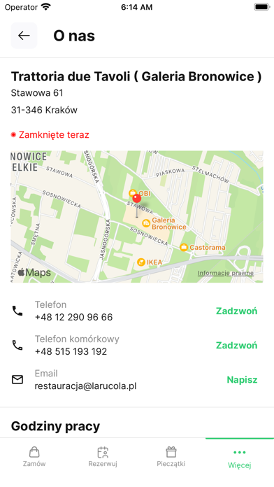 Trattoria due Tavoli Screenshot