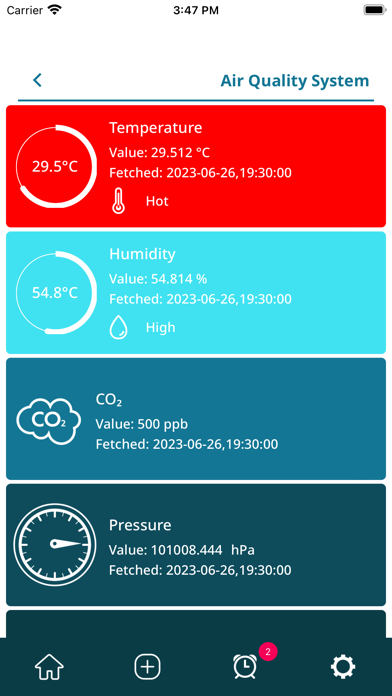 Air Quality System (AQS) Screenshot