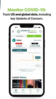 healthlynked covid-19 tracker iphone screenshot 3